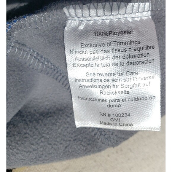 2013 San Francisco 34th America’s Cup Full Zip Jacket Size L Blue w/Adj Wrists - Picture 15 of 16